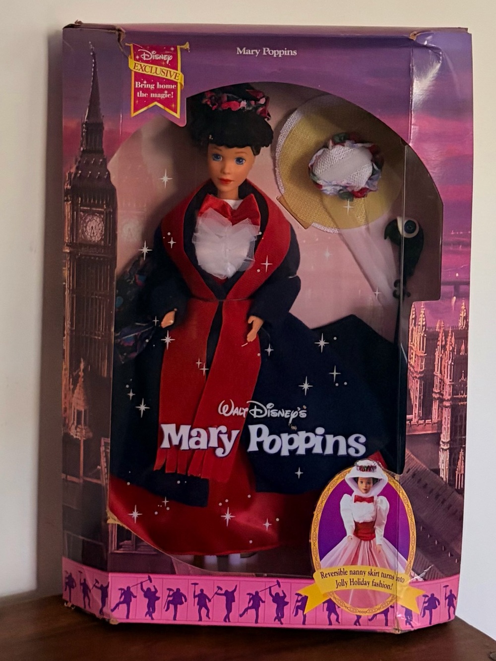 Disney Mary Poppins Doll - Navy, Red & White Costume
